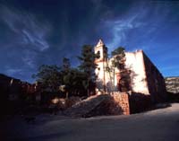 L'église de Cerro de San Pedro.